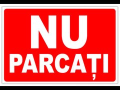 Indicator de informare nu parcati